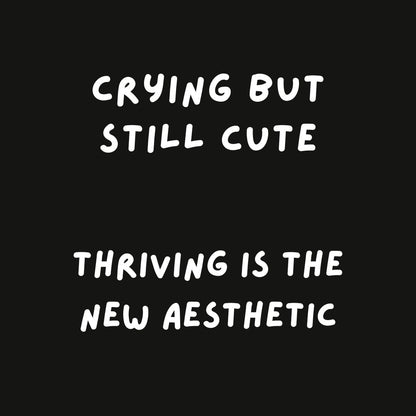 Crying But Still Cute Sweatshirt - 3E